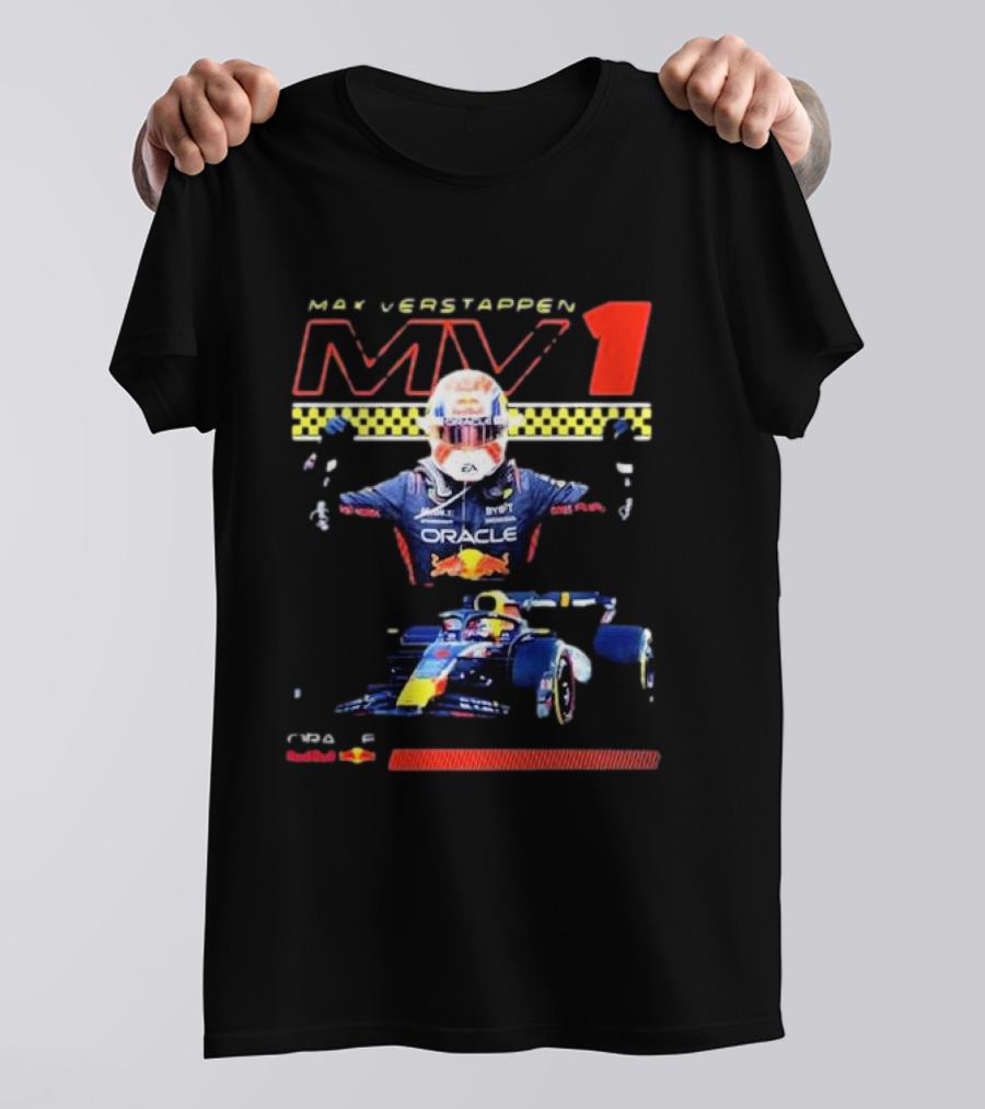 Max Verstappen MV1 Red Bull Racing Oracle Formula 1 T-Shirt