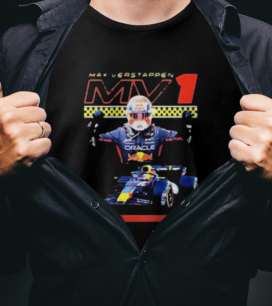 Max Verstappen MV1 Red Bull Racing Oracle Formula 1 T-Shirt