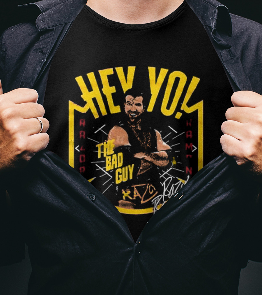 Hey Yo Razor Ramon The Bad Guy Youth 500 Level T-Shirt