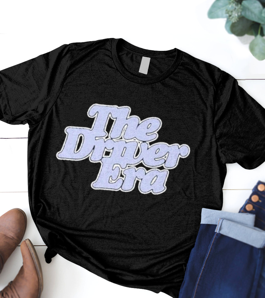The Driver Era Lavender Text T-Shirt