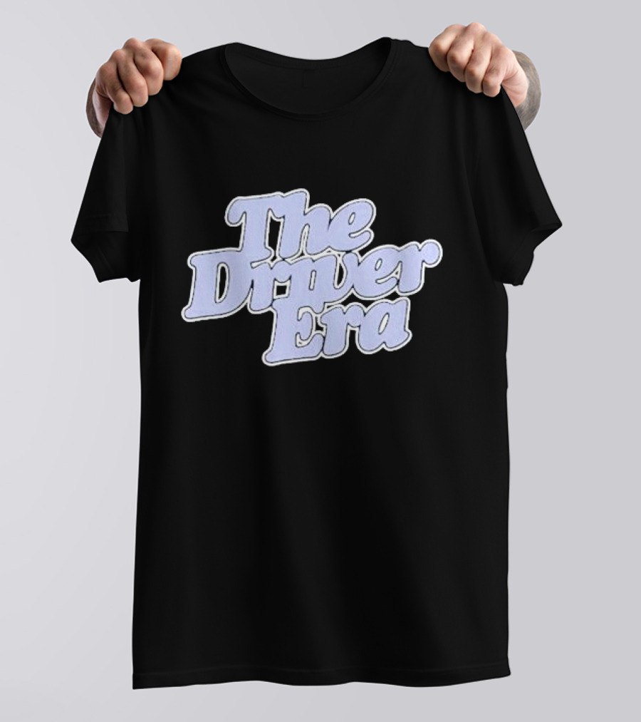 The Driver Era Lavender Text T-Shirt