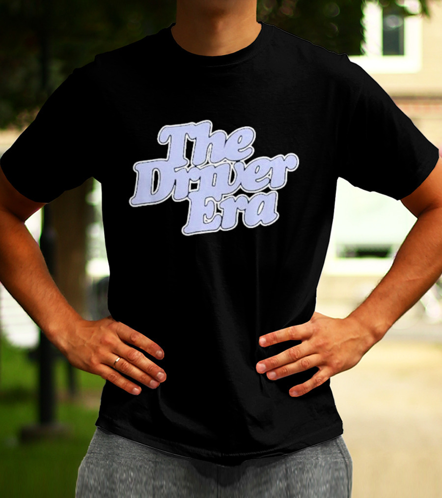 The Driver Era Lavender Text T-Shirt