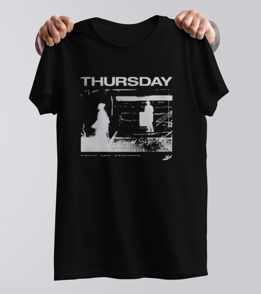 Thursday Subway Ghostly Figures In Transit T-Shirt