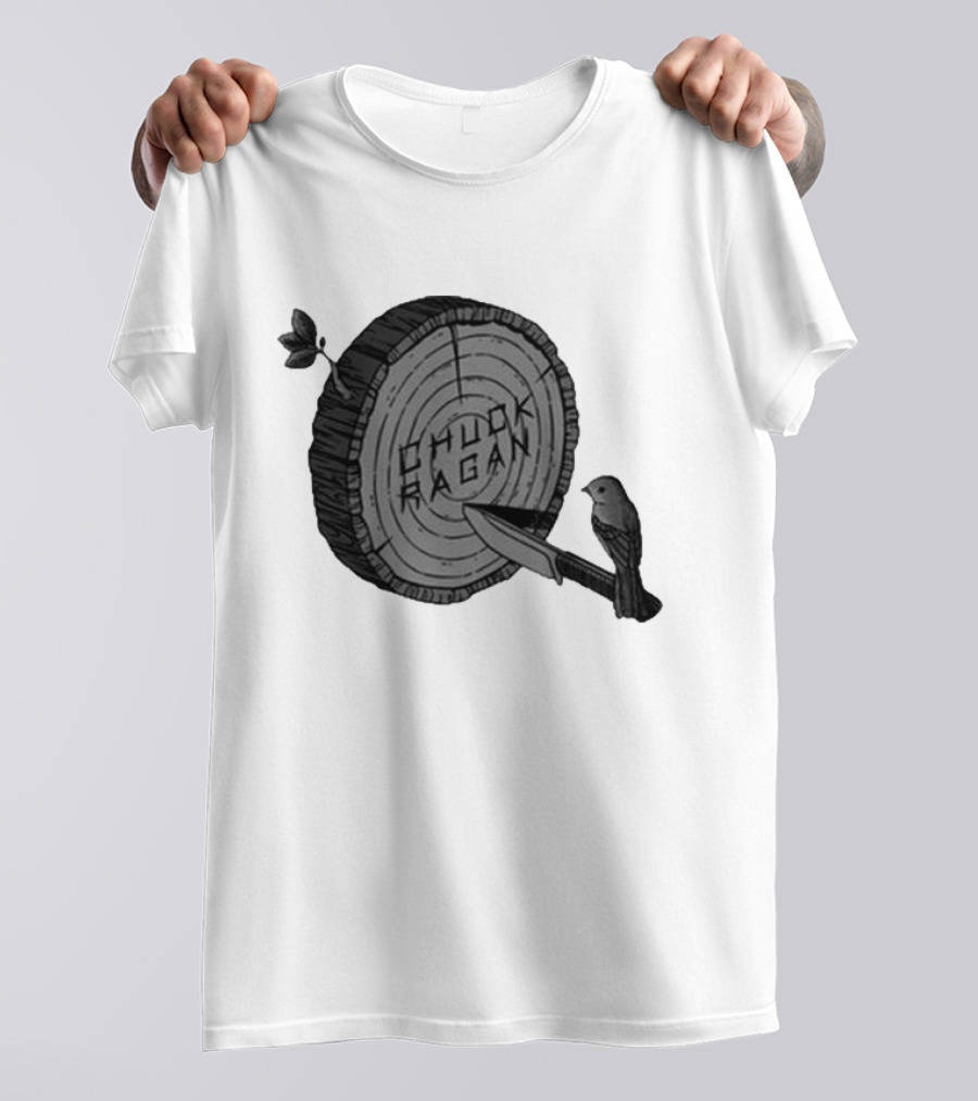 Chuck Ragan Tree Rings Knife Bird T-Shirt