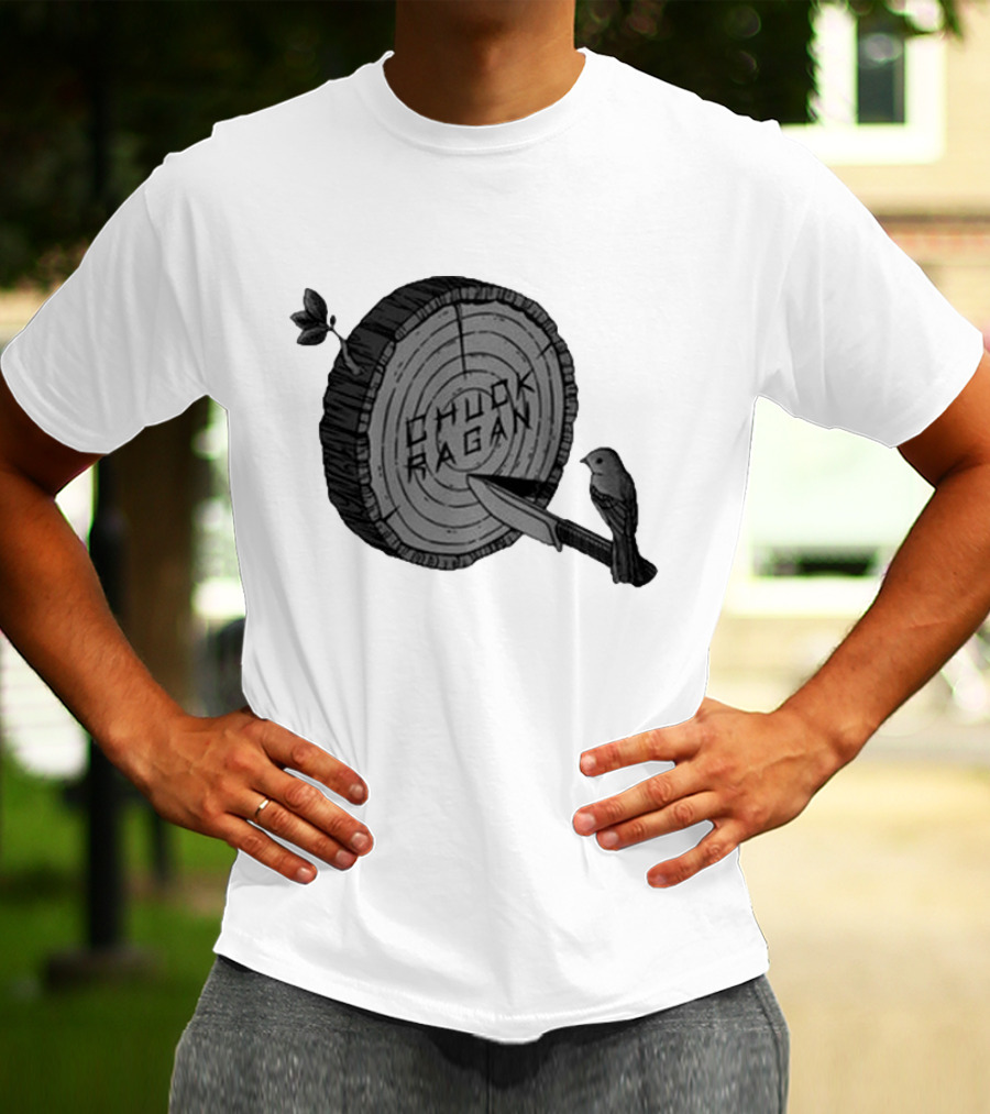 Chuck Ragan Tree Rings Knife Bird T-Shirt
