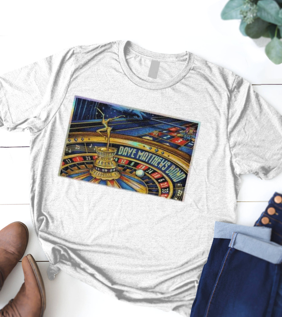 Dave Matthews Band Mohegan Sun Arena Roulette T-Shirt