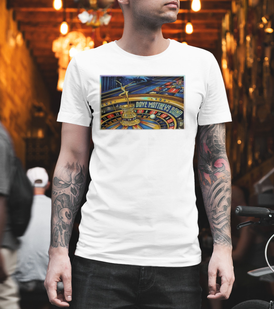 Dave Matthews Band Mohegan Sun Arena Roulette T-Shirt