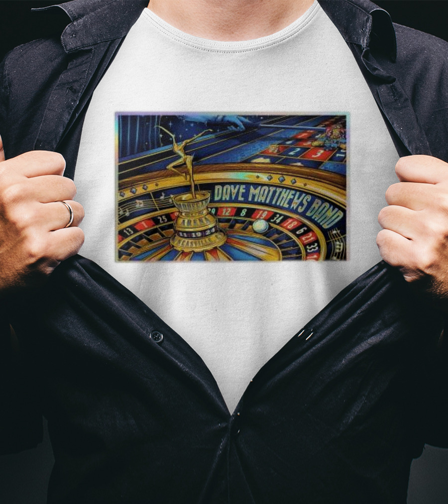 Dave Matthews Band Mohegan Sun Arena Roulette T-Shirt