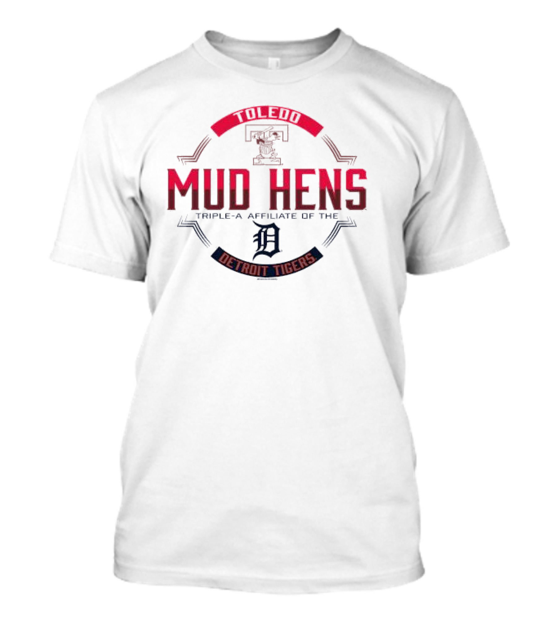 Toledo Mud Hens Triple-A Affiliate Of The Detroit Tigers T-Shirt