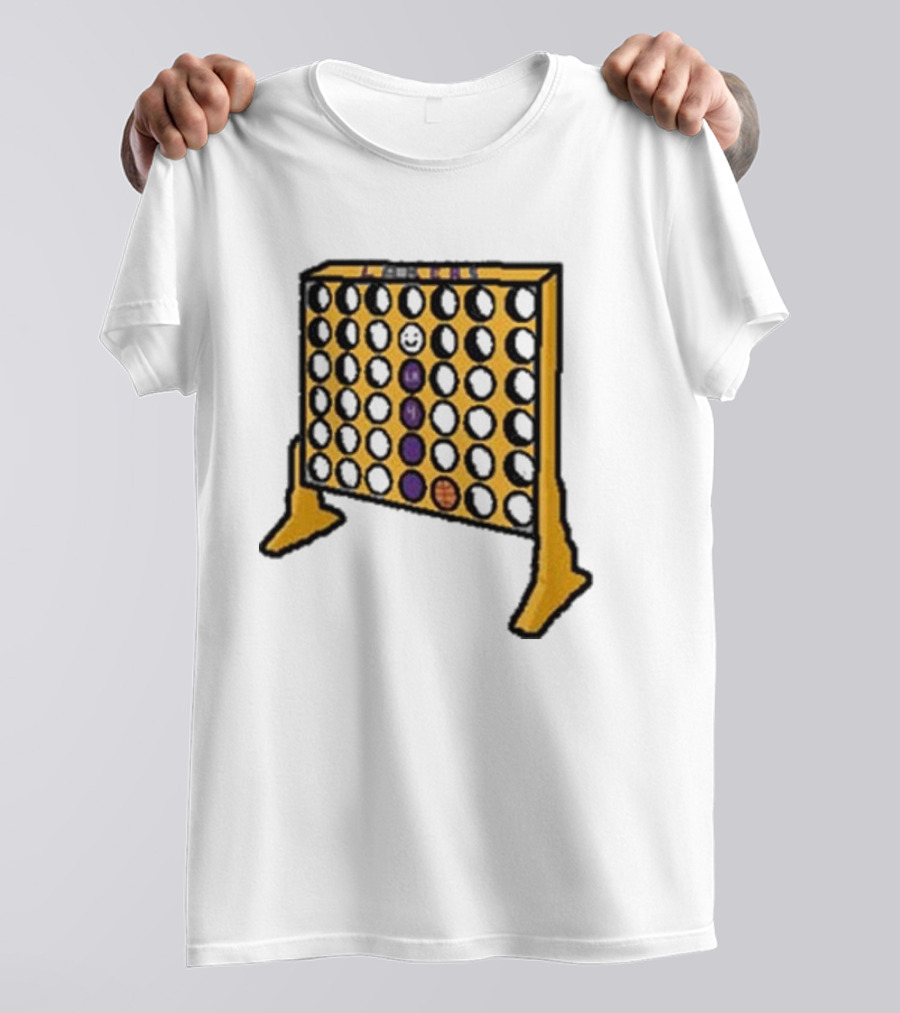 Knecht Four Purple Yellow Basketball Emoji T-Shirt