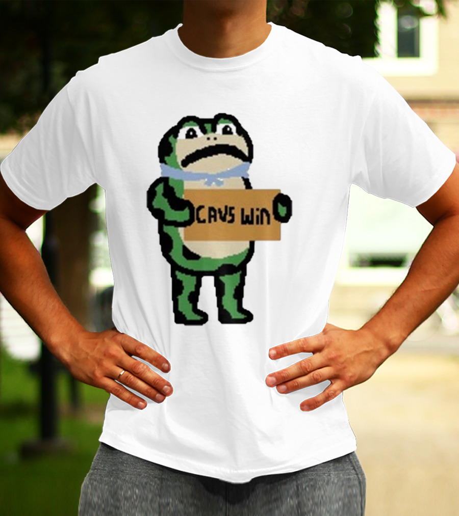 Cavs Win Victory Frog Pixel T-Shirt