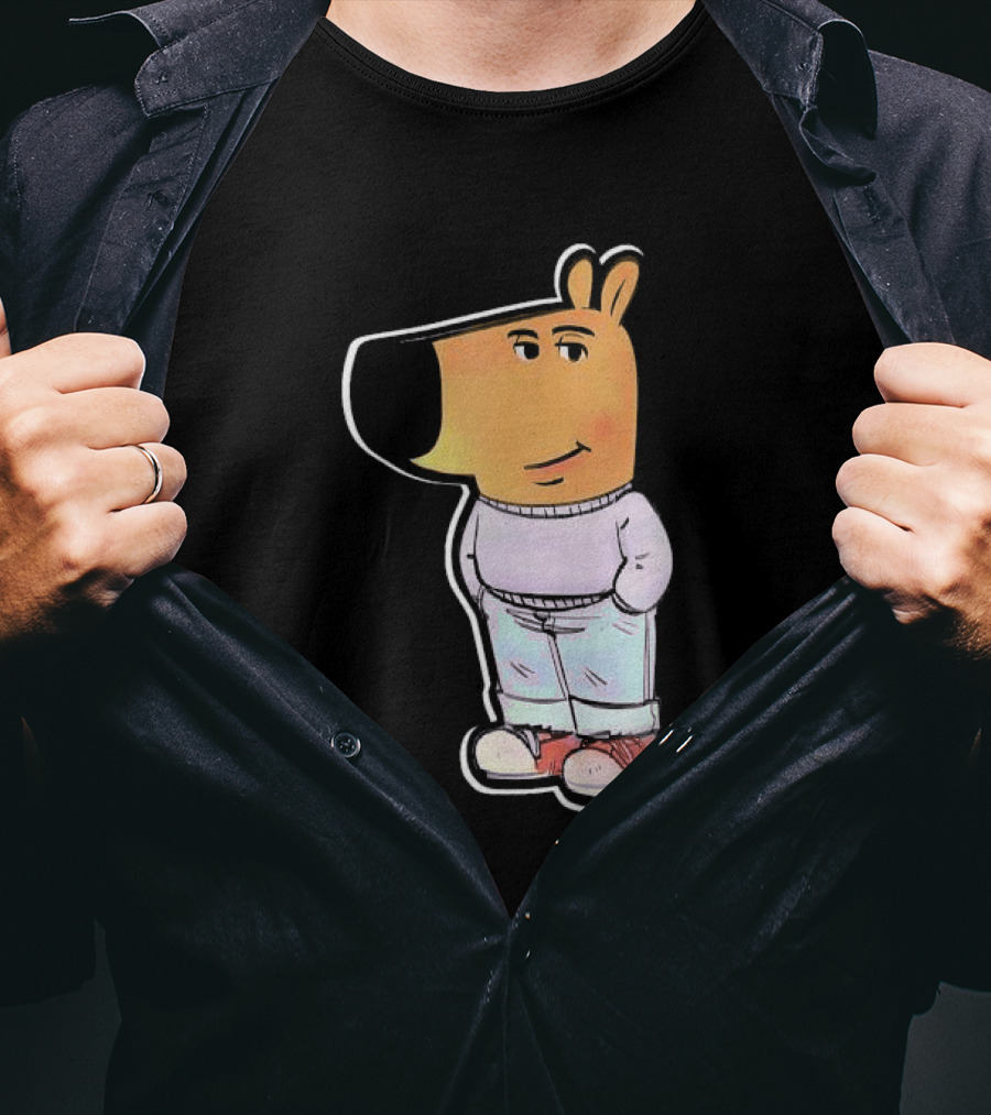 I Don't Know Who This Is. My New Character Is A Chill Guy In Relaxed Outfit With Hands In Pockets T-Shirt