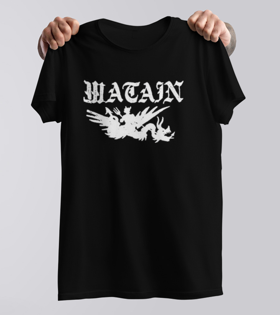 Watain Deathwards Griffin Rider Motif T-Shirt