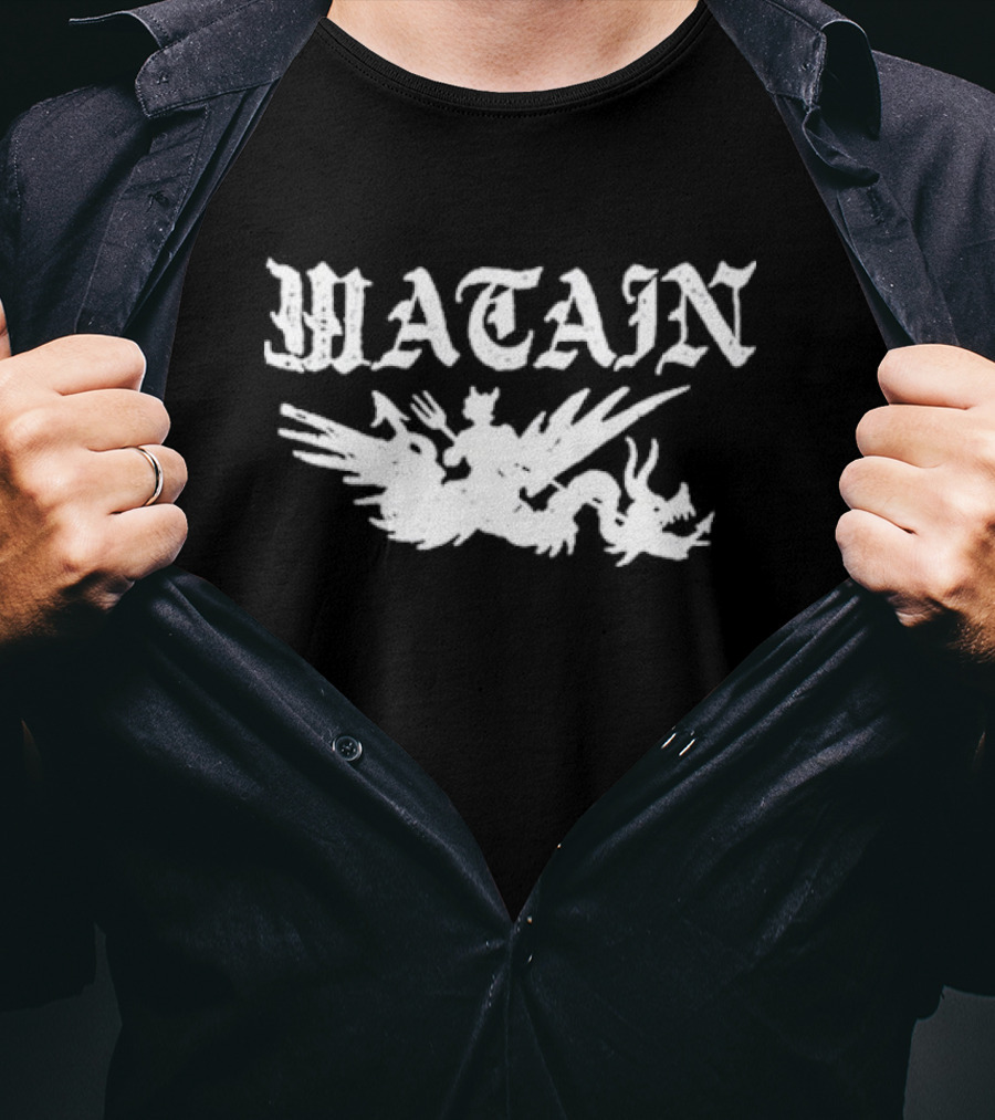 Watain Deathwards Griffin Rider Motif T-Shirt