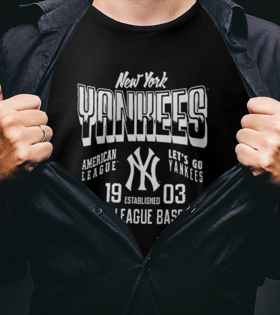 New York Yankees 1903 Major League Baseball American League Let's Go Yankees T-Shirt