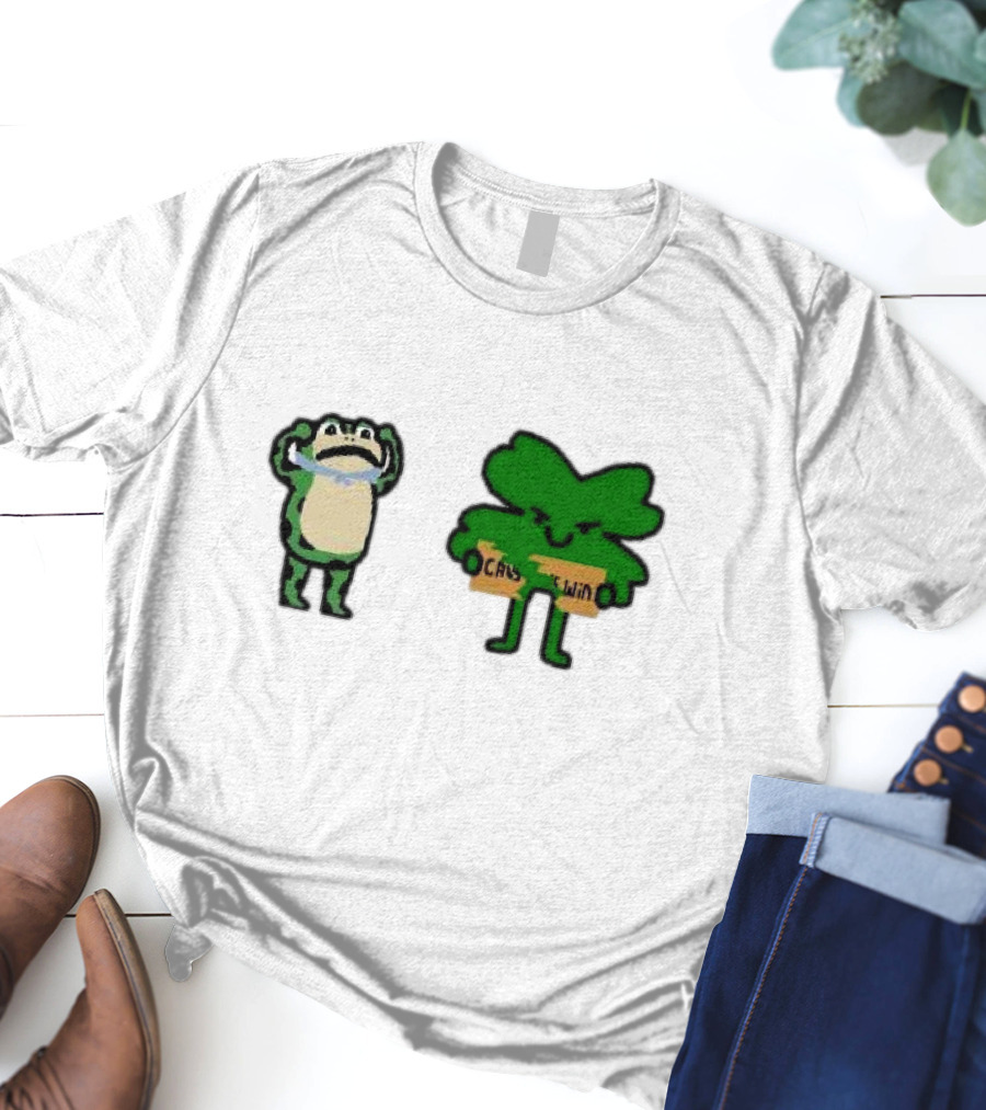 Celtics Take Down The Cavs Cavs Win Frog And Clover NBA Paint T-Shirt