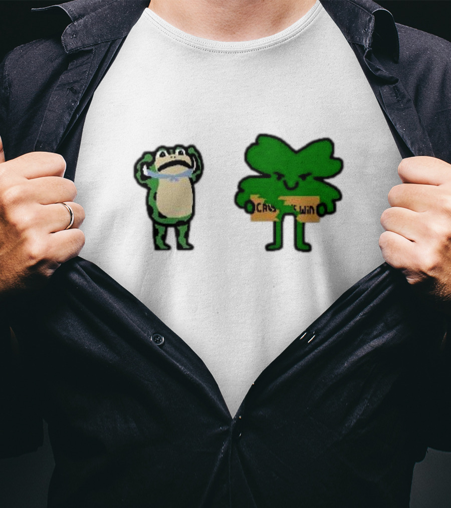 Celtics Take Down The Cavs Cavs Win Frog And Clover NBA Paint T-Shirt