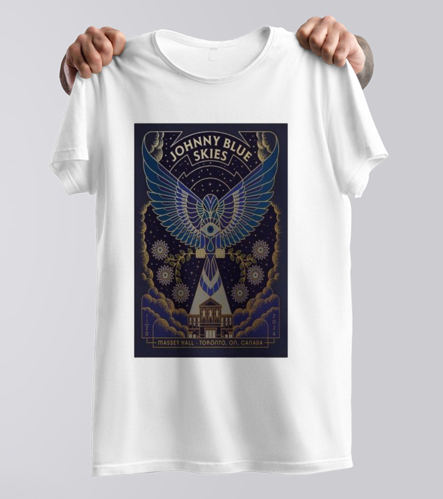 JOHNNY BLUE SKIES MASSEY HALL TORONTO T-Shirt