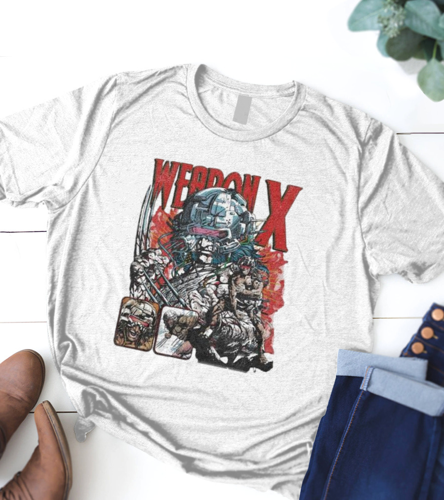 Weapon X Vintage Comic Style Artwork Claw Character T-Shirt