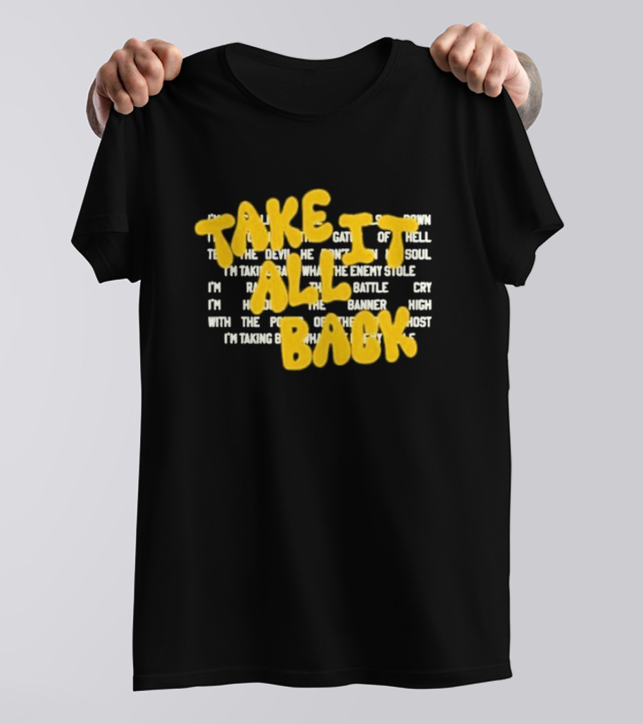 Tauren Wells Take It All Back Vintage I'm Raising The Battle Cry T-Shirt