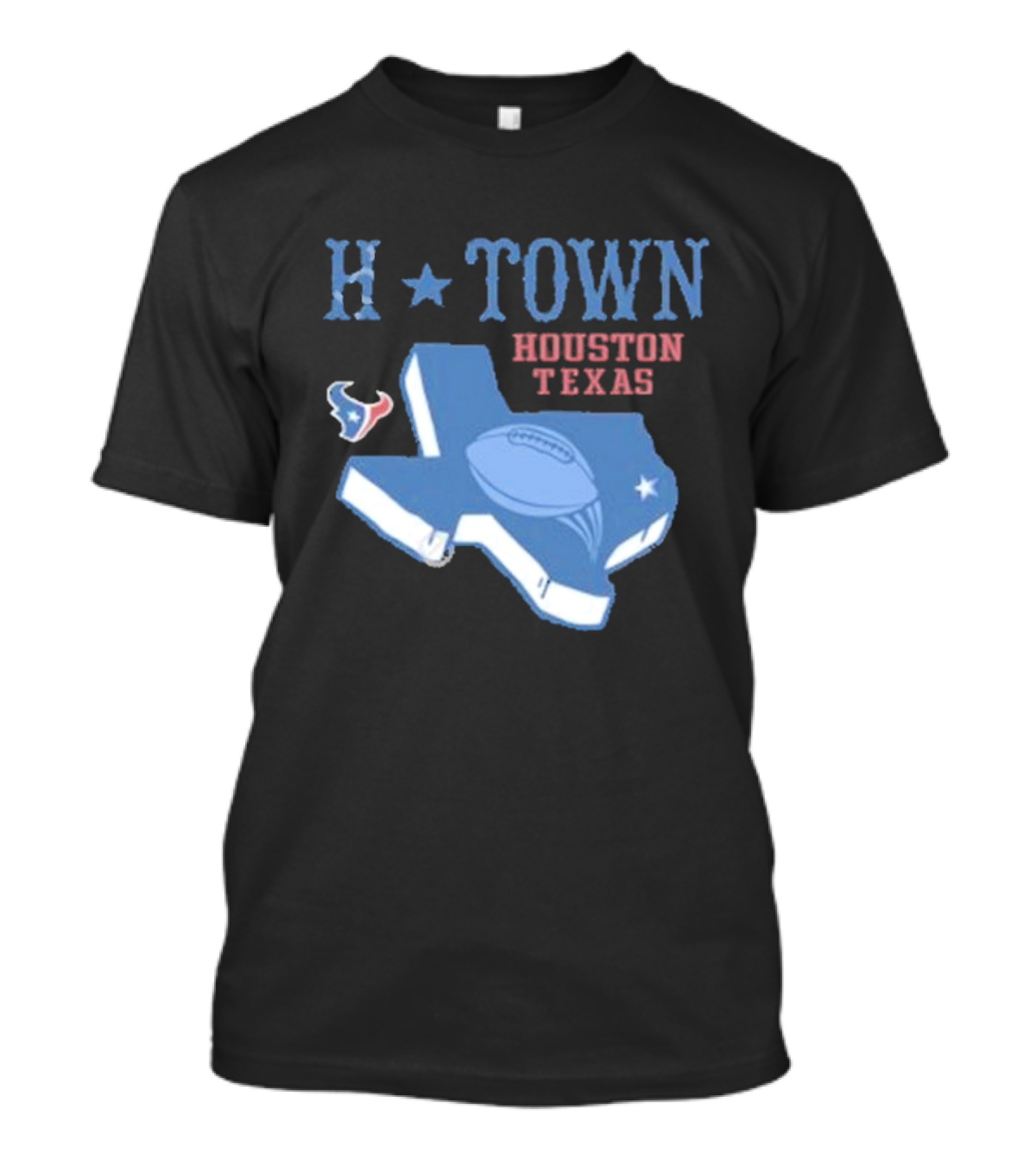 H-Town Houston Texas Football Texans T-Shirt
