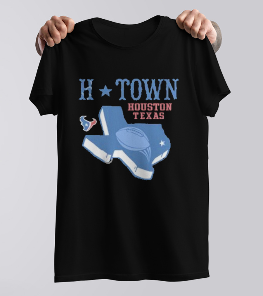 H-Town Houston Texas Football Texans T-Shirt