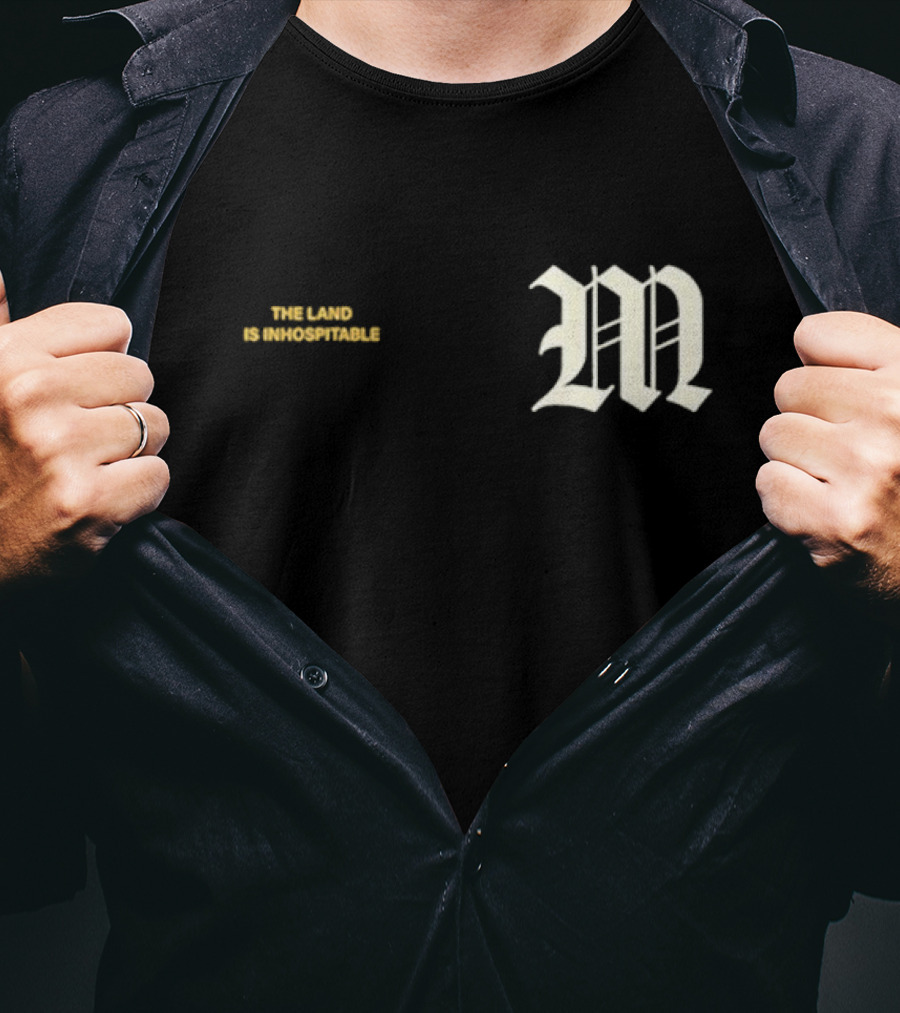 Mitski The Land Is Inhospitable Gothic Letter M T-Shirt