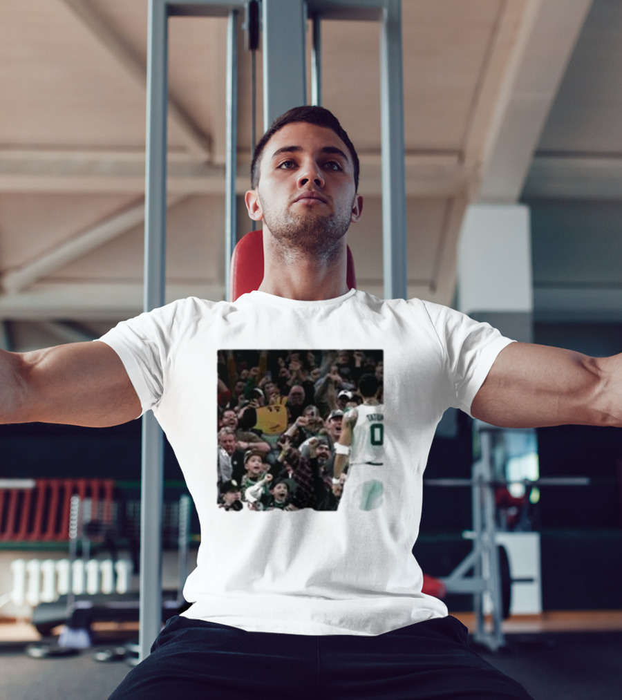Chill Guy Dog Celtic Boston Tatum 0 Fan Crowd T-Shirt