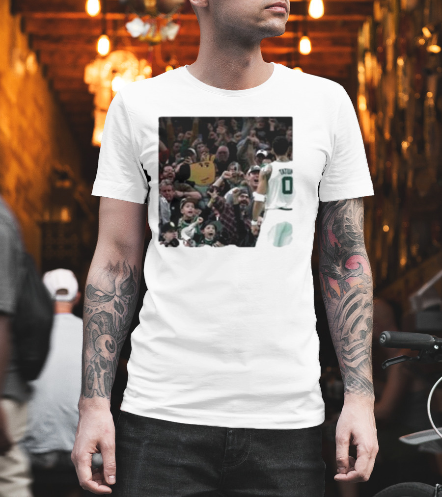 Chill Guy Dog Celtic Boston Tatum 0 Fan Crowd T-Shirt
