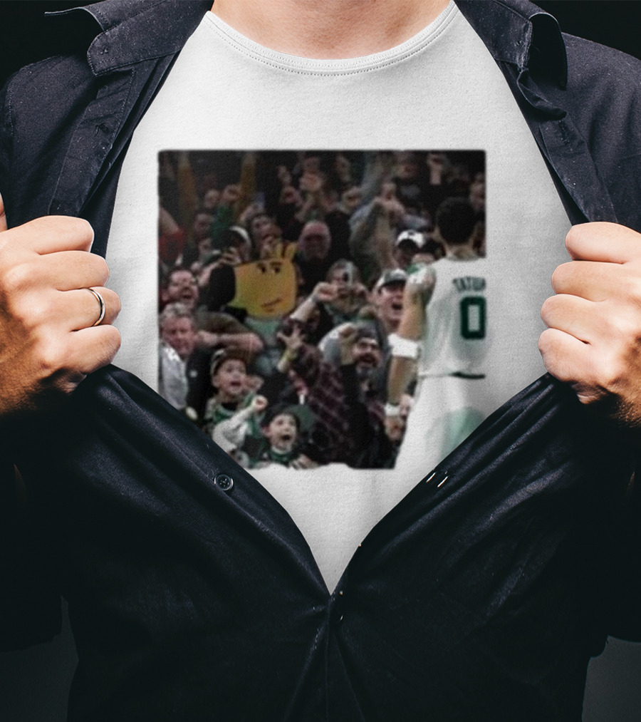 Chill Guy Dog Celtic Boston Tatum 0 Fan Crowd T-Shirt