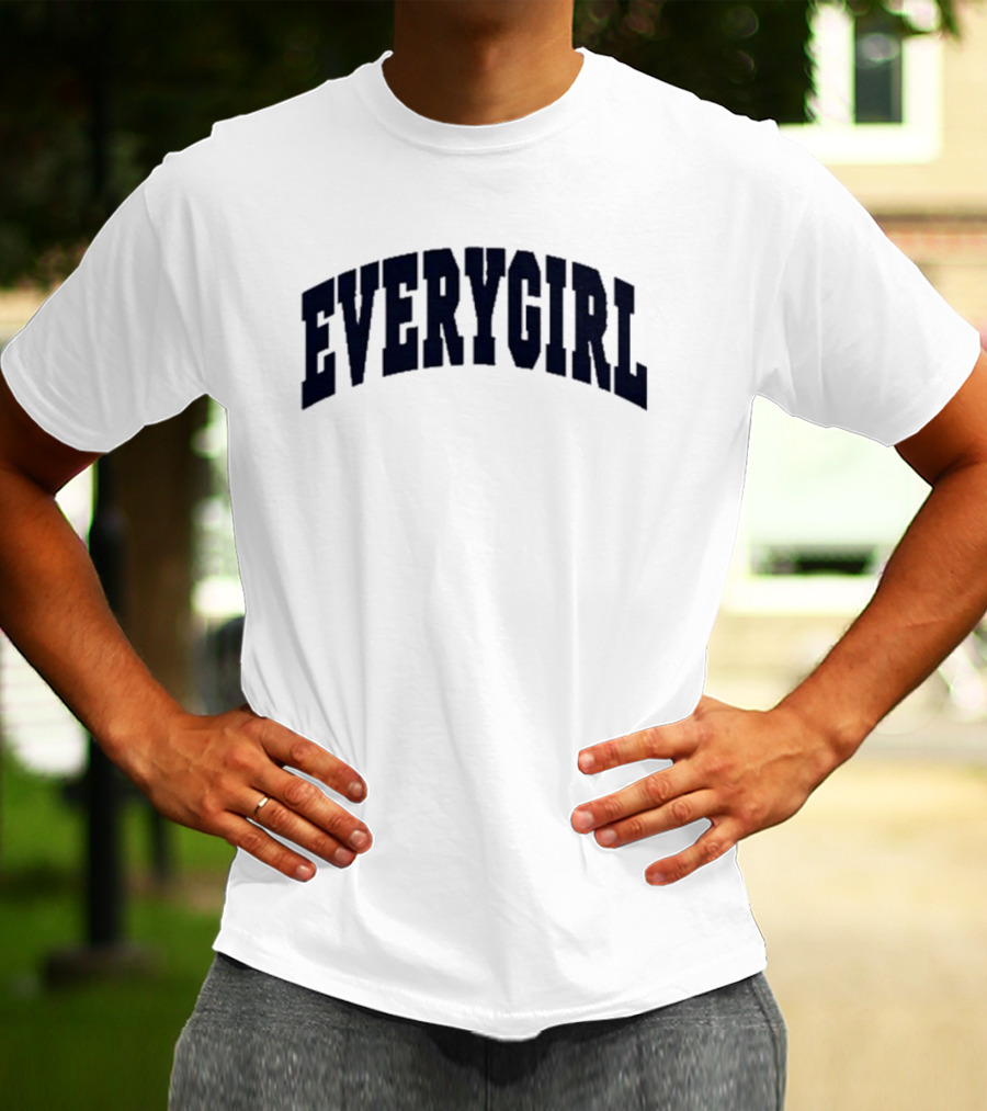 Everygirl Heather Grey Varsity T-Shirt