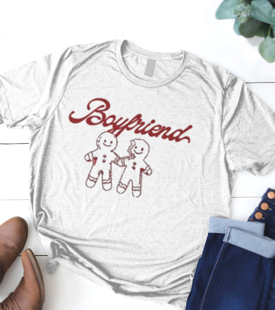 Selena Gomez Boyfriend Gingerbread Cookie Duo T-Shirt
