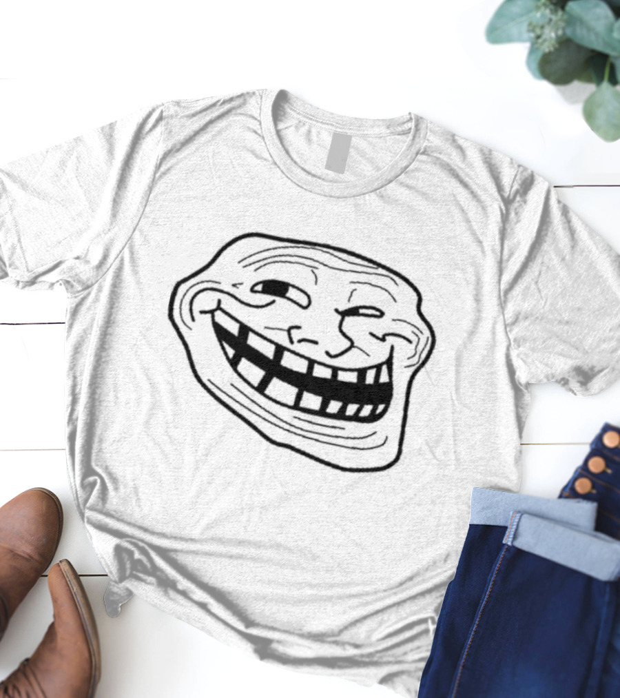 Y2k Meme Troll Face T-Shirt