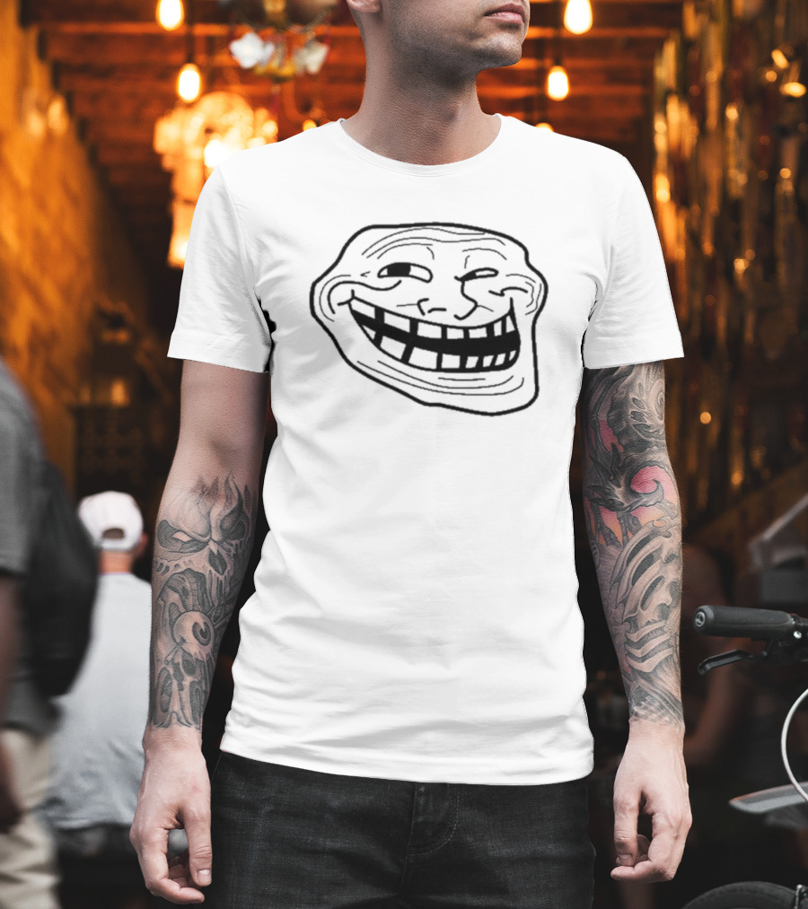 Y2k Meme Troll Face T-Shirt