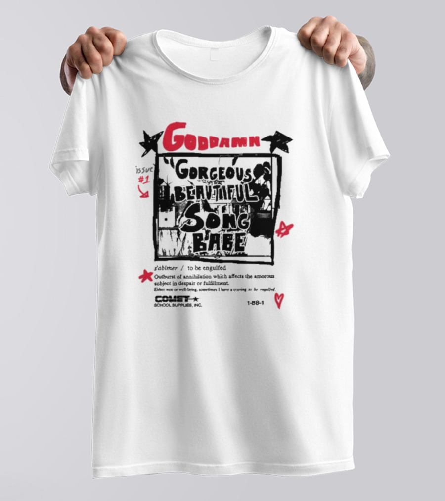 Yasi X Goddamn Gorgeous Beautiful Song Bae Issue #1 Night Gallery GGBS Colt School Supplies Inc T-Shirt