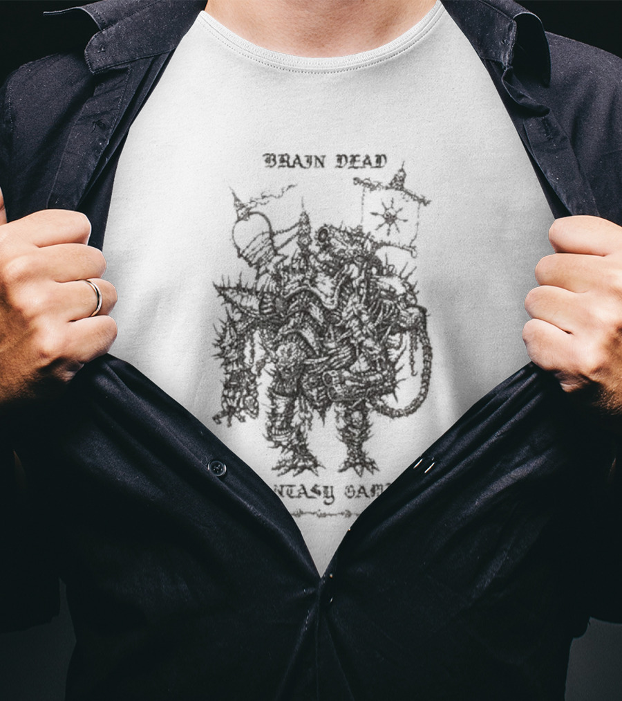 Brain Dead Bio Mechanical Overlord Fantasy Games T-Shirt