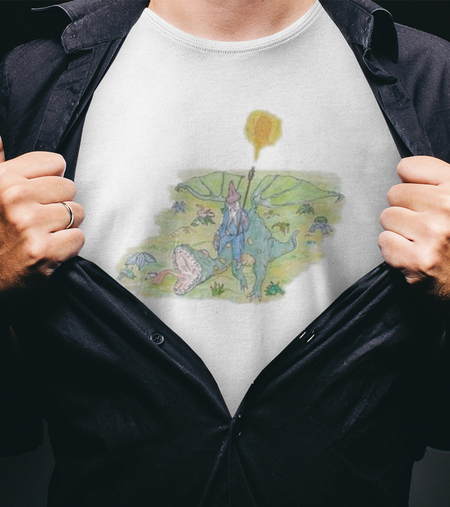 Brain Dead Dragon Rider Fantasy Adventures In Enchanted Wilderness T-Shirt