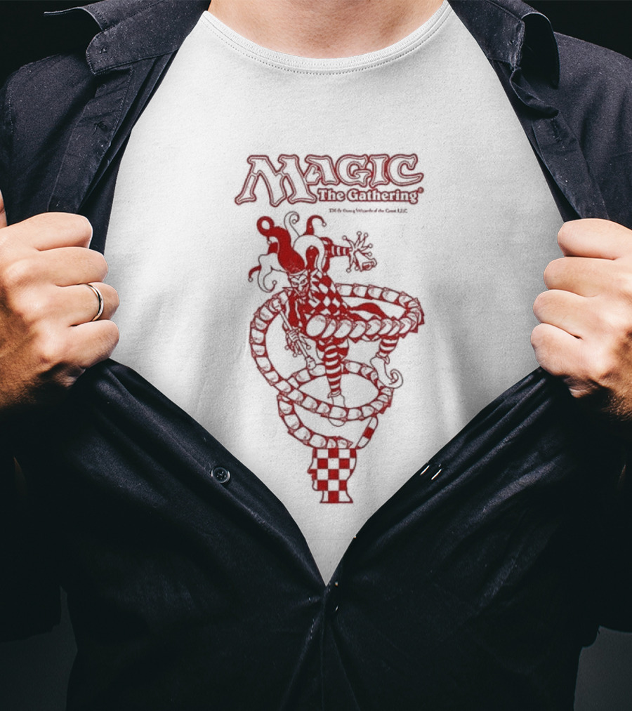 Magic The Gathering Brain Dead Jester Twisting Ladder T-Shirt