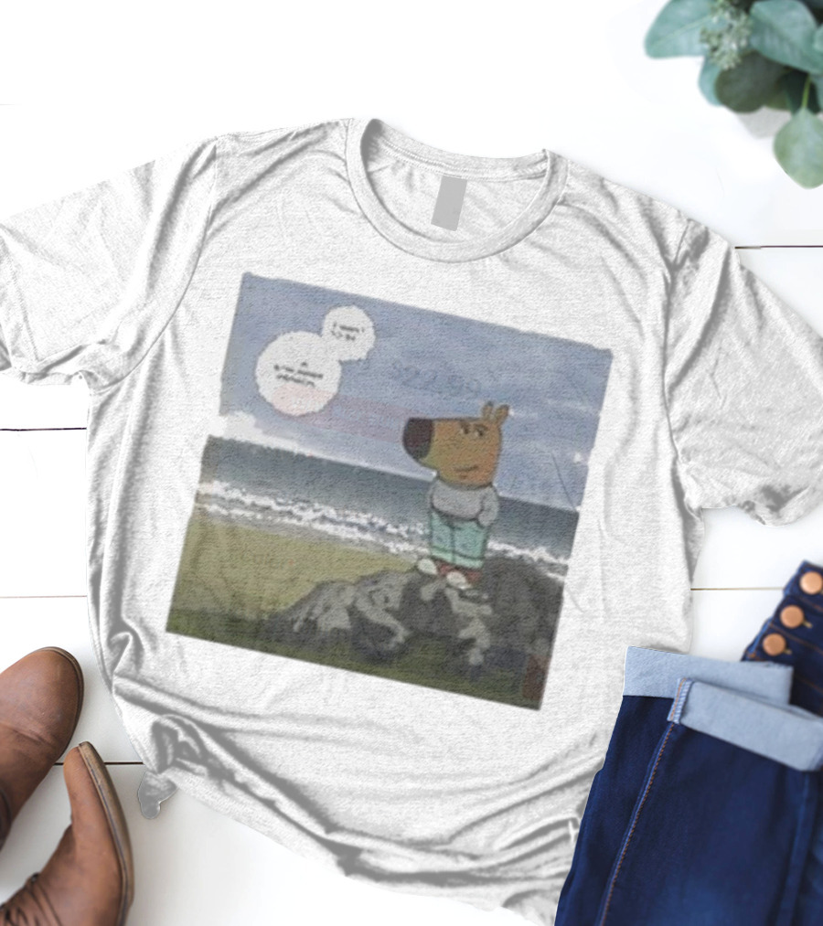 I Wish I Could Be A Dynamic Character Chill Guy Saga T-Shirt