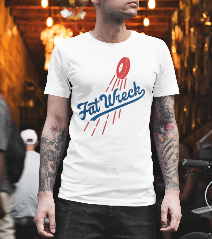 Fat Wreck Chords Los Angeles Dodgers Record T-Shirt
