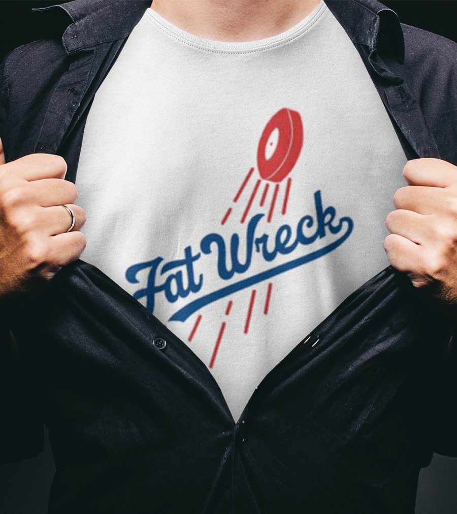 Fat Wreck Chords Los Angeles Dodgers Record T-Shirt