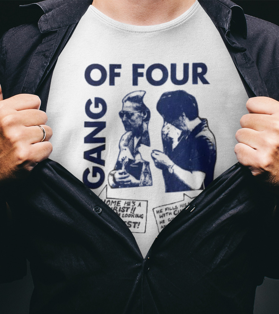 Gang Of Four At Home He’s A Tourist Culture Ulcer T-Shirt