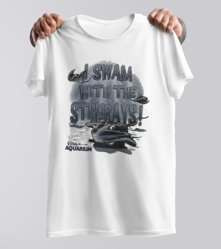Ripley’s Aquarium I Swam With The Stingrays Myrtle Beach T-Shirt