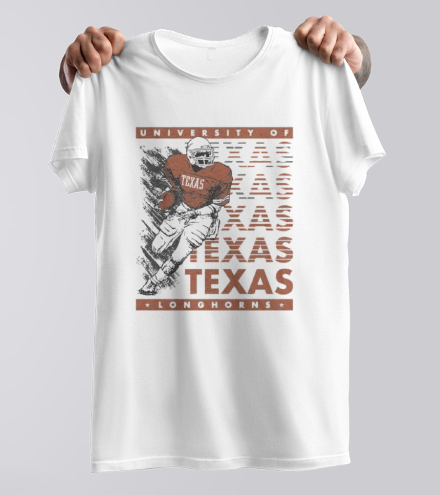 University Of Texas Longhorns Football Texas Longhorns 1990s Throwback T-Shirt