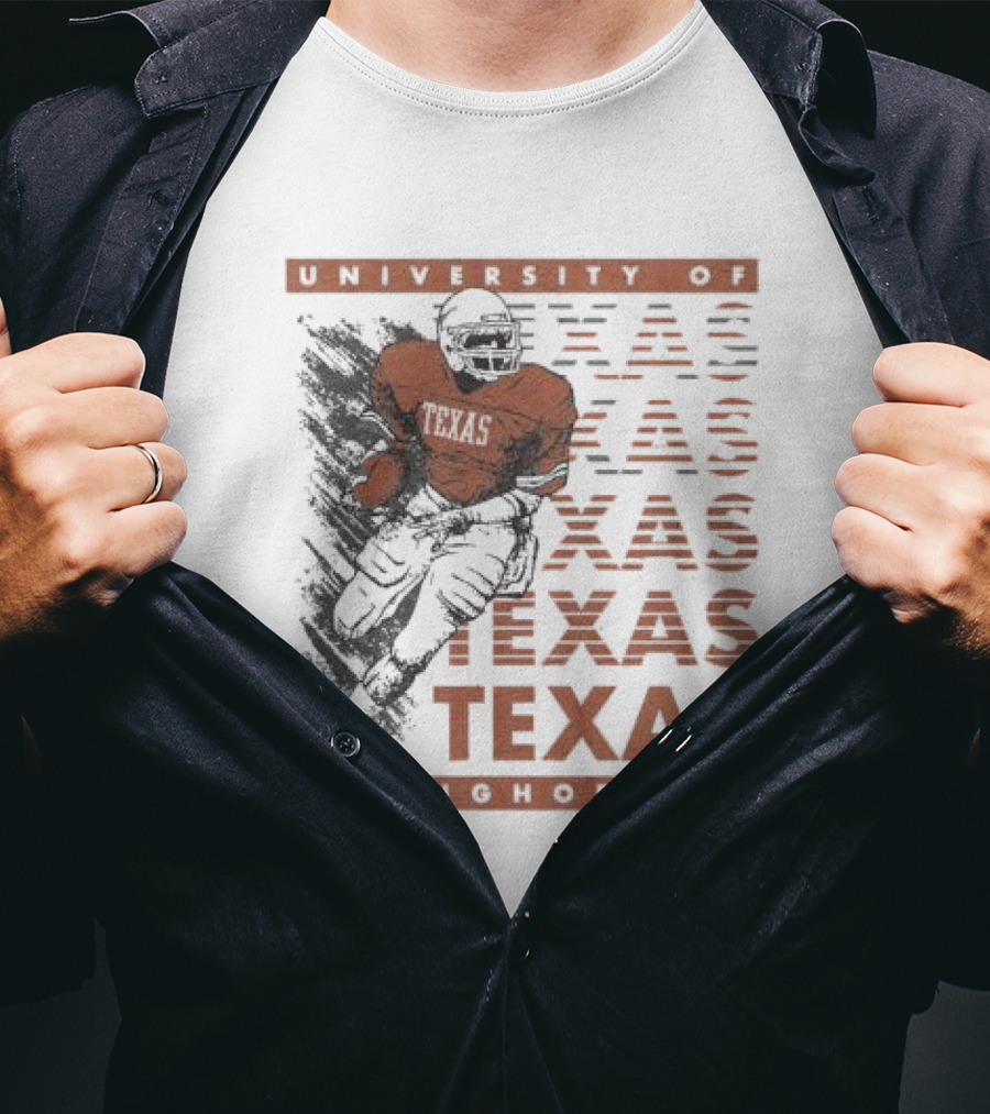 University Of Texas Longhorns Football Texas Longhorns 1990s Throwback T-Shirt