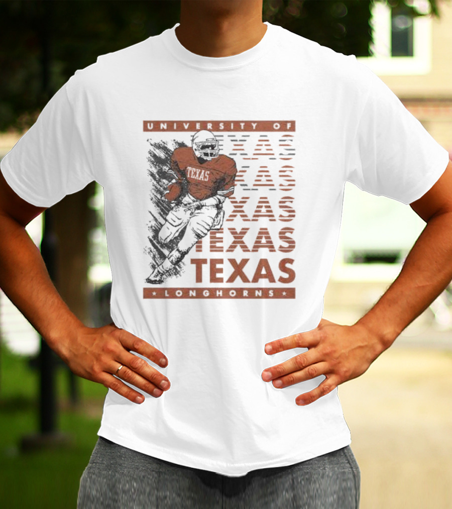 University Of Texas Longhorns Football Texas Longhorns 1990s Throwback T-Shirt