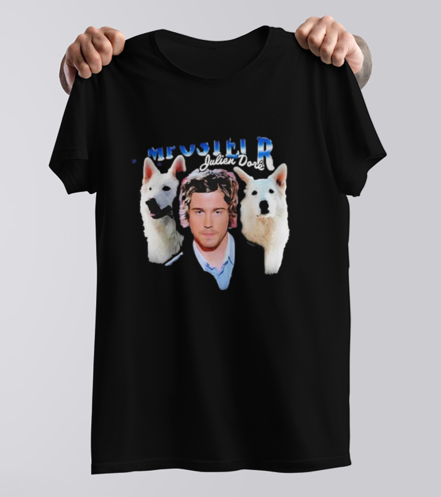 Julien Doré Mister R With Two White Dogs T-Shirt