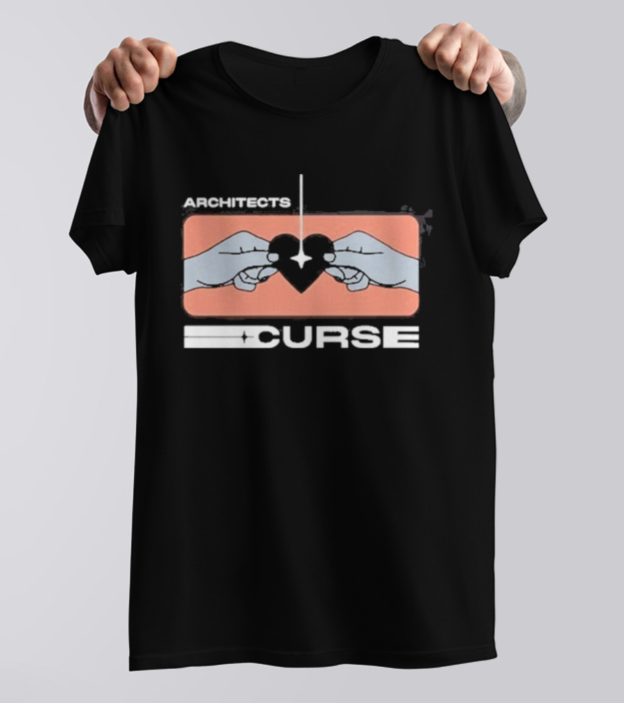 Architects Curse Heart Hands Black T-Shirt