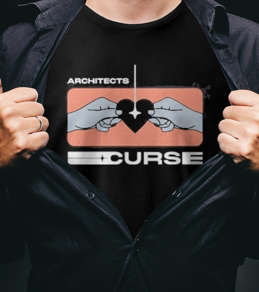 Architects Curse Heart Hands Black T-Shirt