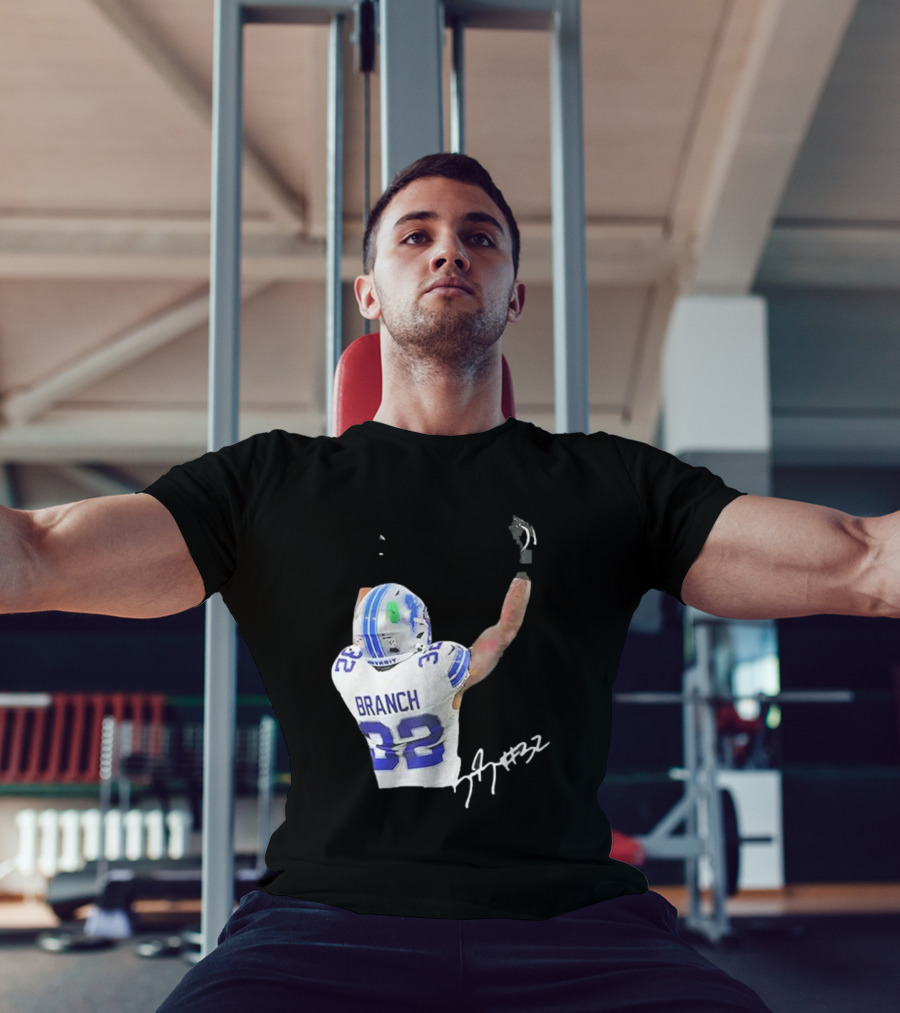 Lions Branch 32 Middle Finger Gesture T-Shirt